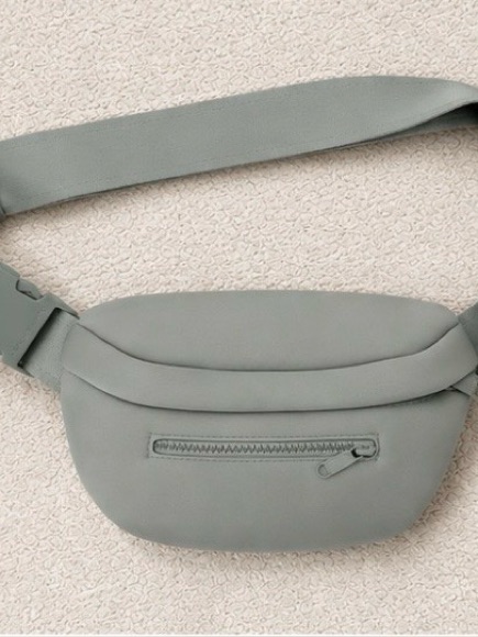 Dagne Dover Sage Gray Belt Bag